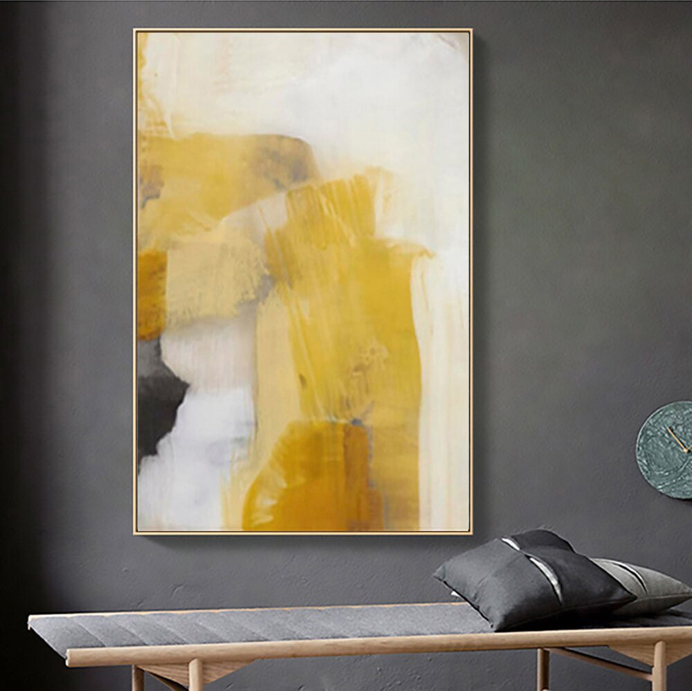 Golden Hues - Abstract Warmth