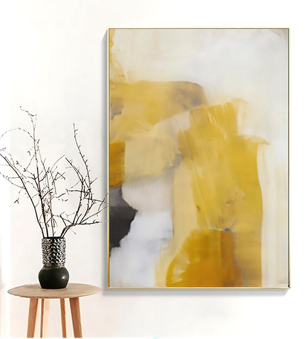 Golden Hues - Abstract Warmth