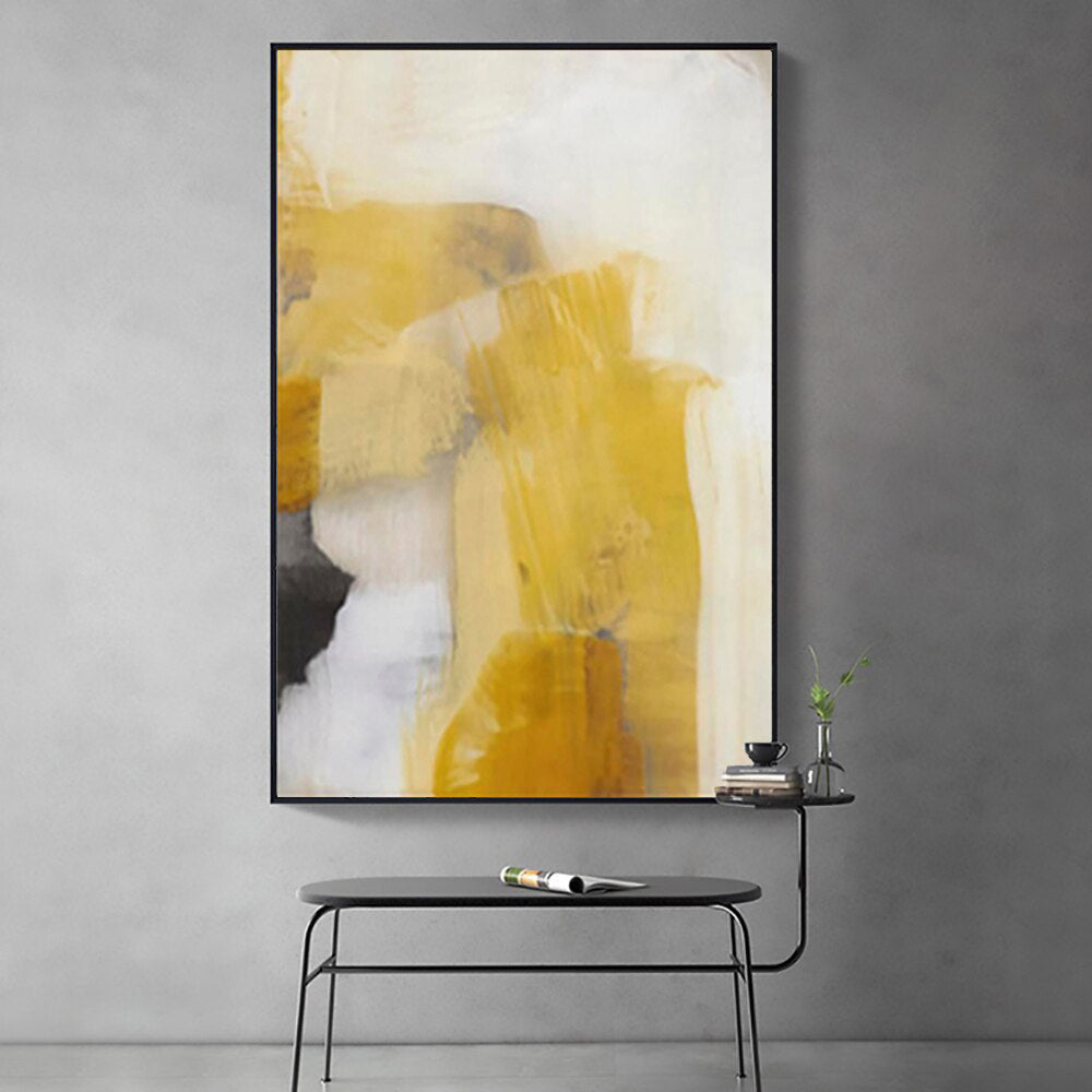 Golden Hues - Abstract Warmth