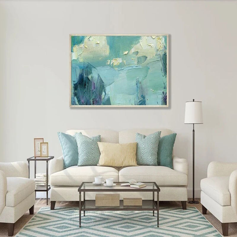 Calm Horizon Abstract Canvas