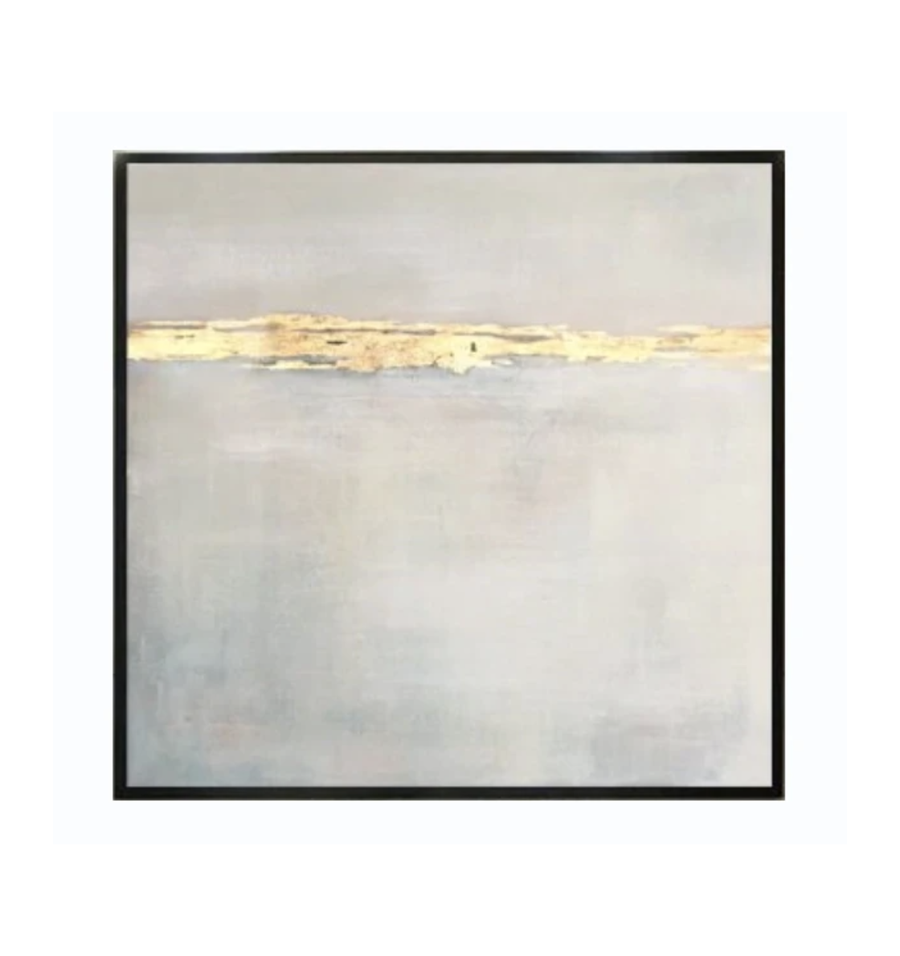 Minimalist Gold Horizon Canvas