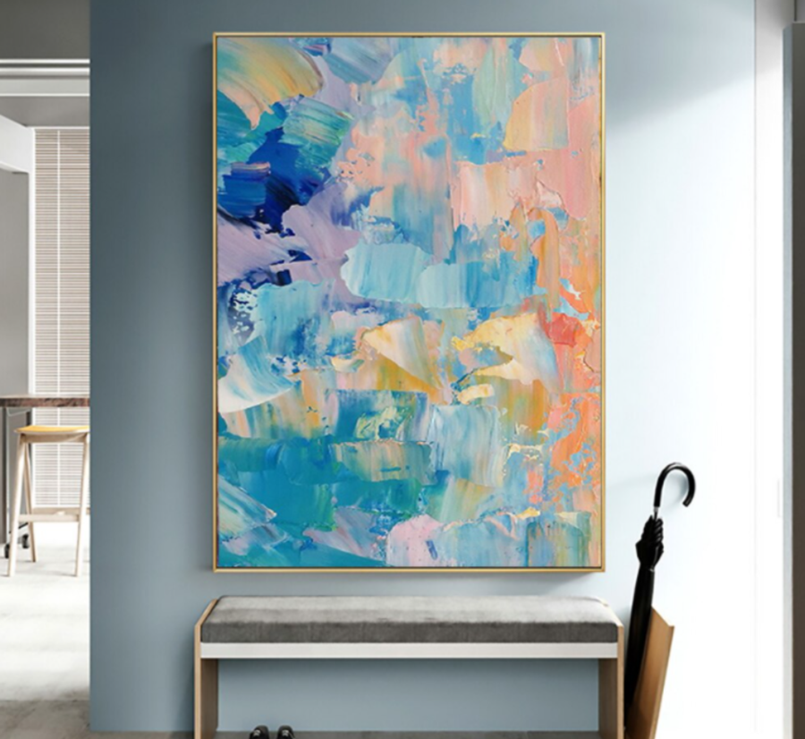 Serene Abstract Dreamscape Canvas