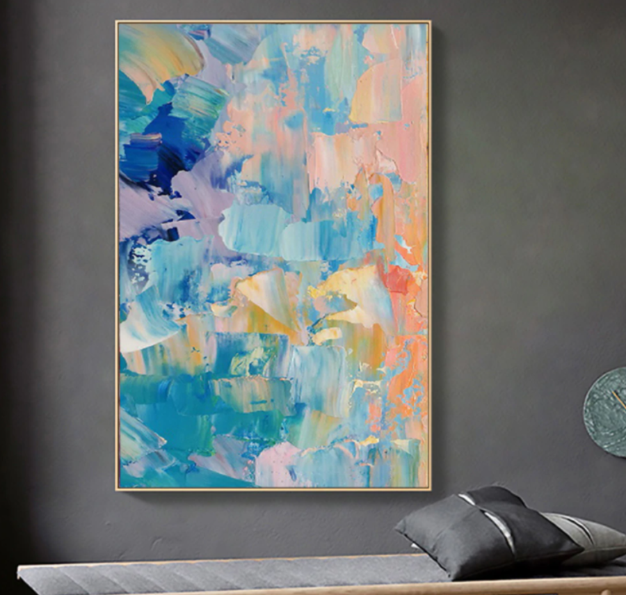 Serene Abstract Dreamscape Canvas