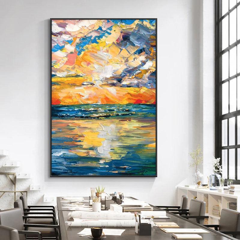 Radiant Sunset Reflections