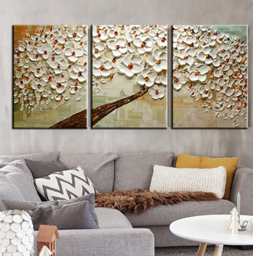 Blossom Serenity - Floral Triptych