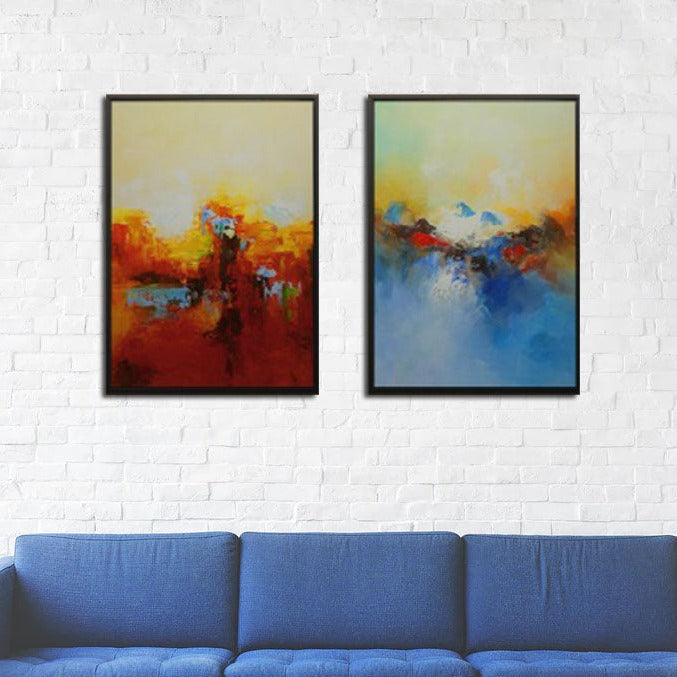 Fire and Ice - Abstract Duo