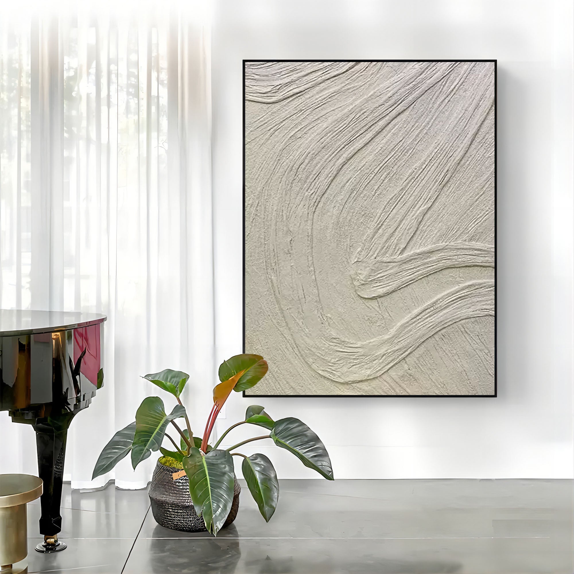 Plaster Art Texture Painting #SG033