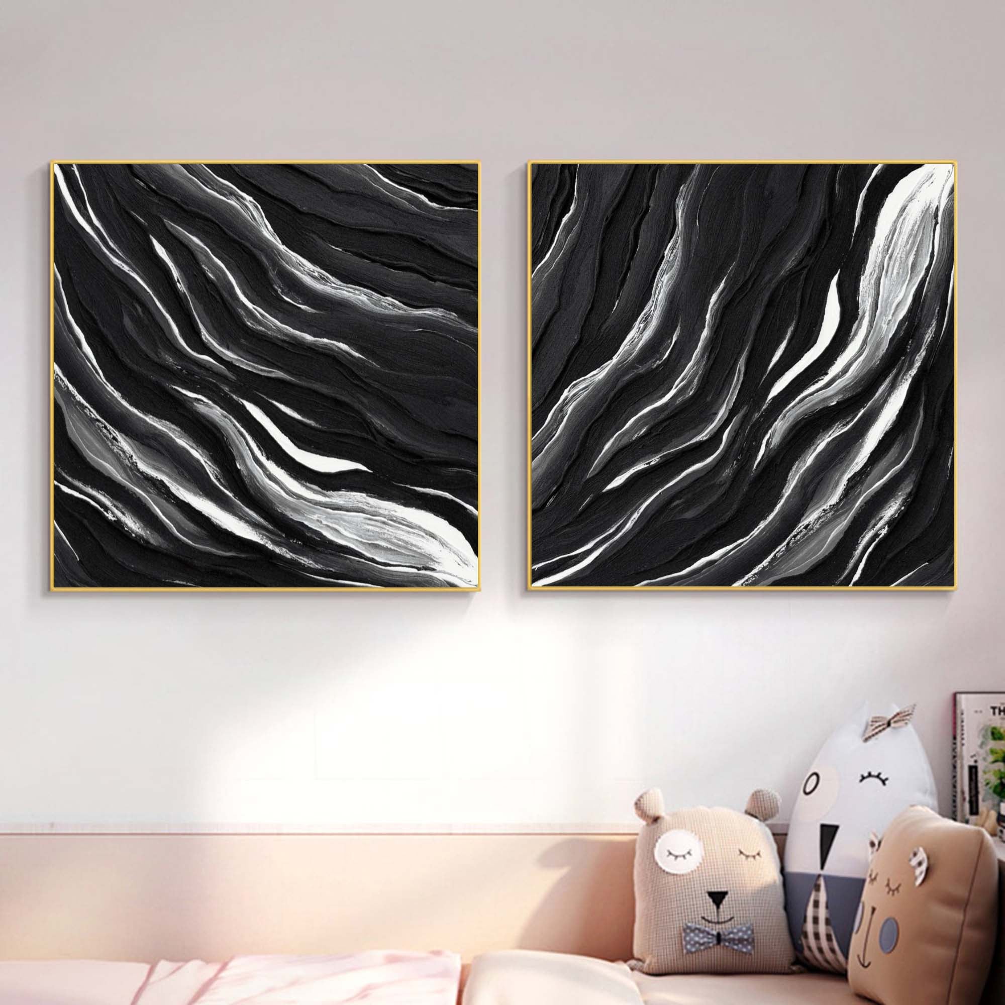 Abstract Painting Set Of 2 #SP142