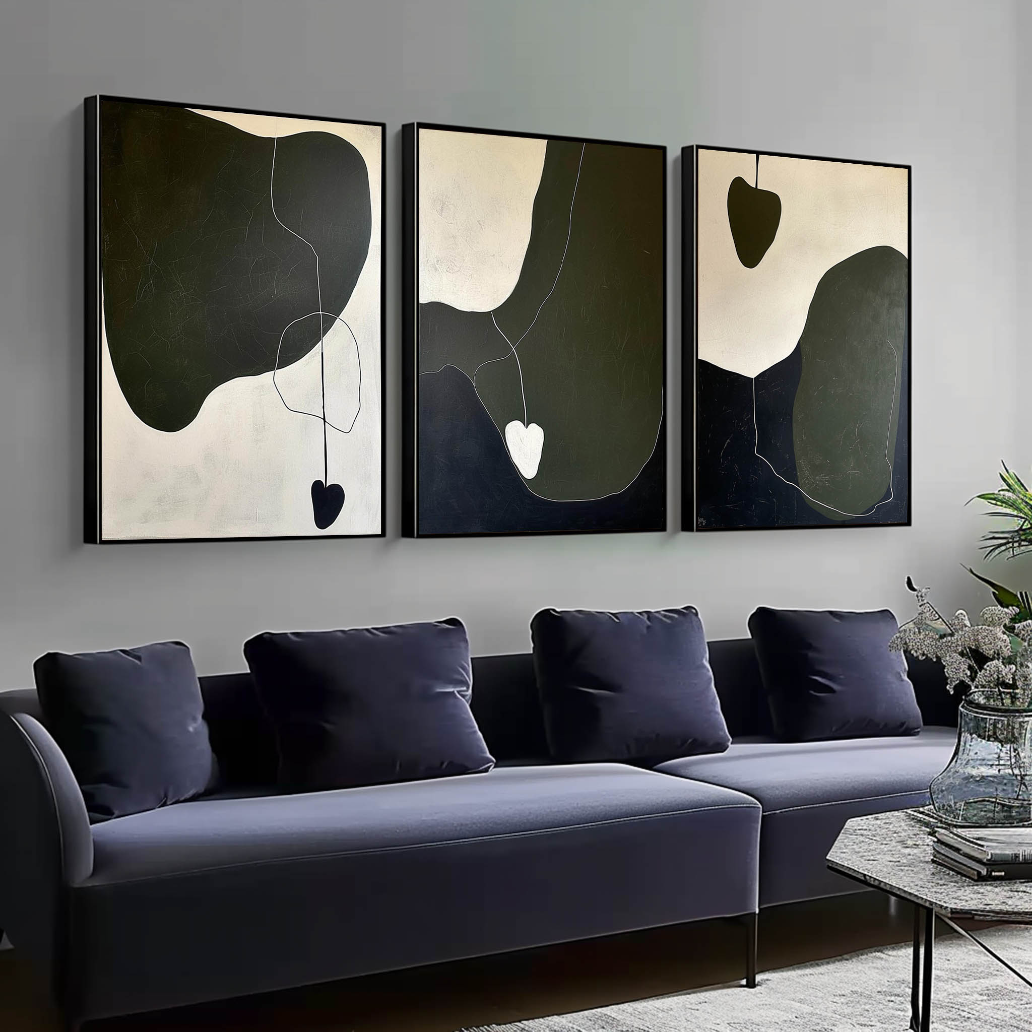 Abstract Painting Set of 3 #SP153